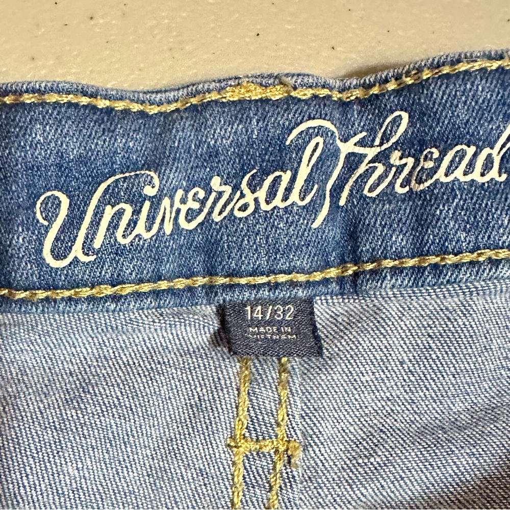 Universal Thread Upcycled Cutoffs. Hand Crocheted… - image 3